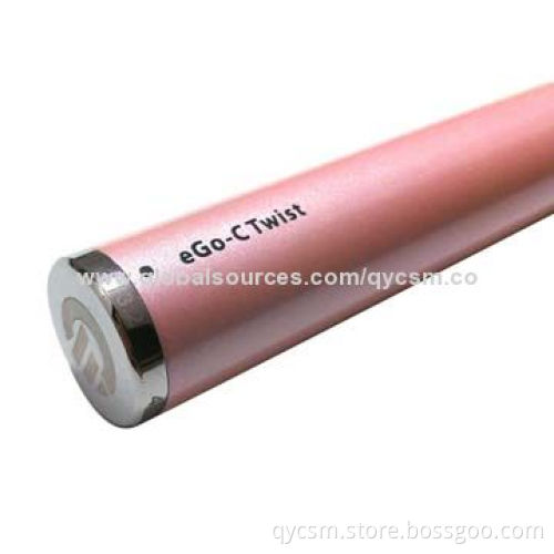 650/900/1,100mAh eGo Twist Battery, Wholesale with 3.2-4.8V Voltage